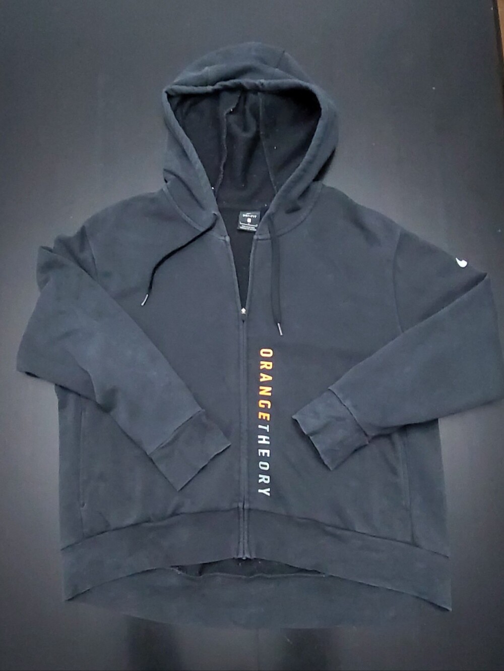 Nike Dri-Fit Orangetheory Fitness (OTF) Coach Full-Zip Hoodie - Black, Size L